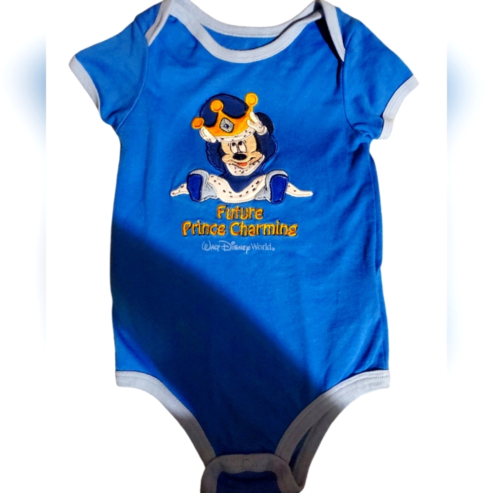 Disney World  Parks Blue onsies 24 month